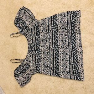 Very cute off the shoulder blouse!